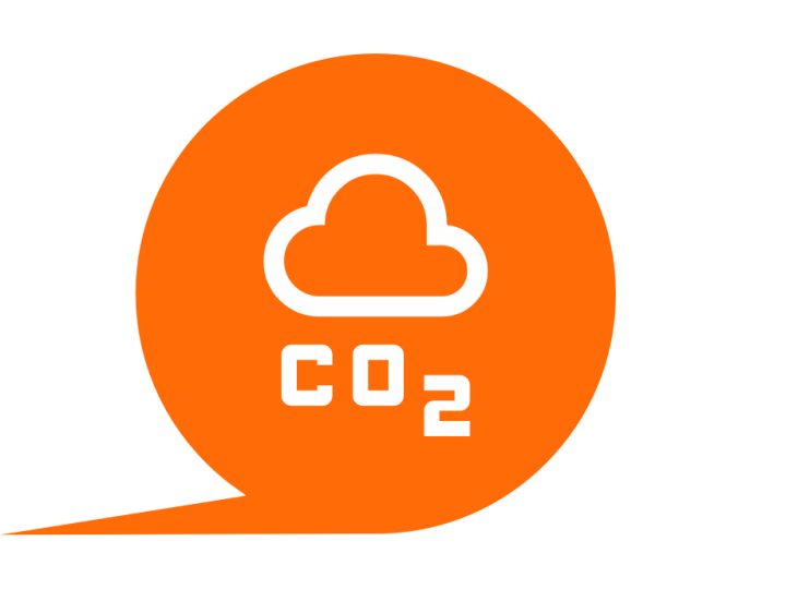 Icoon geen co2 emissie Icoon geen co2 emissie